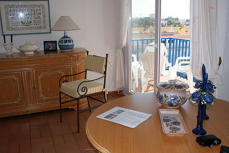 COMEDOR CON SALIDA A LA TERRAZA, Apartamento Torremar en Benicarló